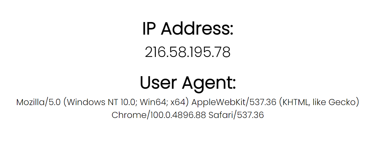 IP Address Finder